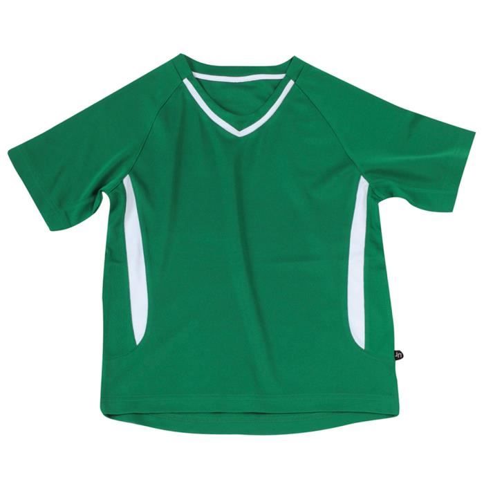 T-shirt Arbitre Homme Col V Manches Courtes - Polyester Respirant, Rayures, Pour Sport Ou Costume Halloween