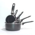 CASSEROLE - MARMITE  Série 5 Casseroles Email revêtu  ZEN grise
