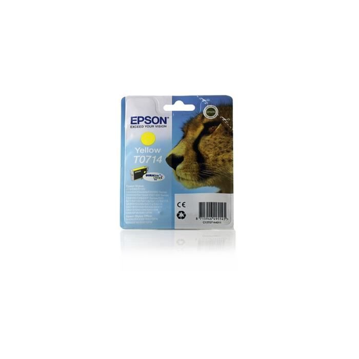 Epson Stylus Sx 400 Original Epson C13t07144010 T0714 Cartouche Dencre Jaune Prix Pas 8980