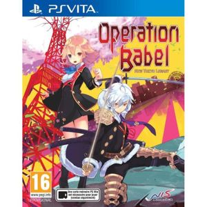 Operation Babel : New Tokyo Legacy Jeu PS Vita