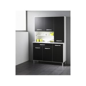 buffet de cuisine noir