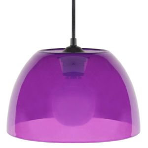 Lustre - suspension Plexi E27 15 W ?25 cm Violet
