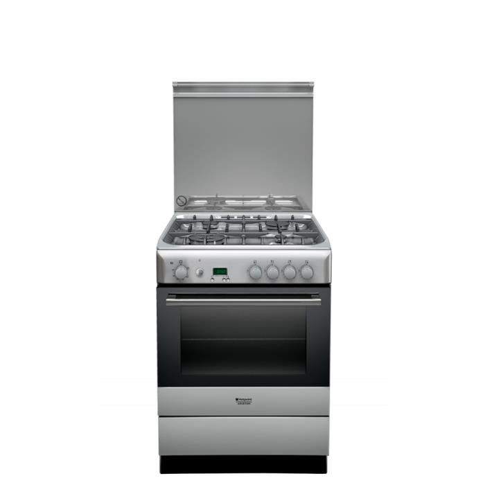 HOTPOINT ARISTON CUISINIERE INOX 4 FEUX GAZ Cuisiniè Electroménager