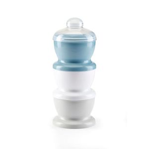 THERMOBABY 3 Boites de Transport pour Poudre de Lait Bleu Myosotis