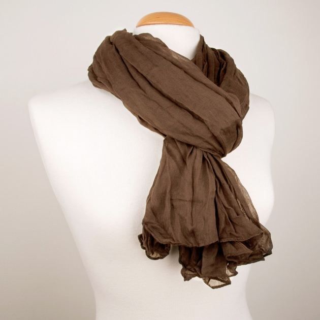 Clj Charles Le Jeune. Chèche. DAKAR, Coton. Vert Tilleul. Uni