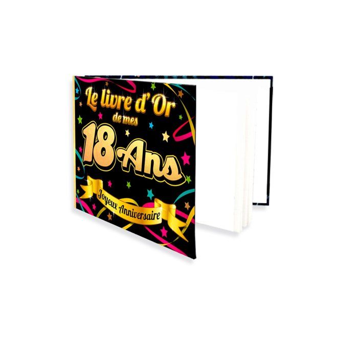 Livre d'or anniversaire 18 ans - Achat / Vente livre d or Livre d'or