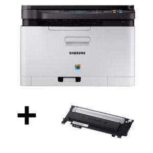 Pack Samsung Imprimante multifonction 3 en 1 SL-C483W - Laser - Couleur - Wifi / NFC + Toner CLT-K404S - Noir