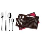 COUVERTS - MENAGERE Norway - Coffret 24 Pièces - Miroir - Acier Inox
