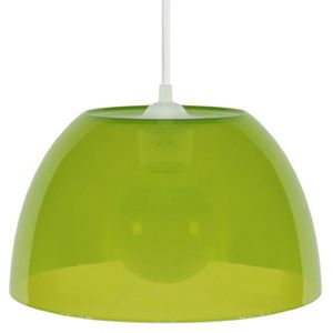 Lustre - suspension Plexi E27 15 W ?25 cm Vert