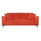 CANAPÉ Canapé 3 places Dragon Rib Couleur Orange