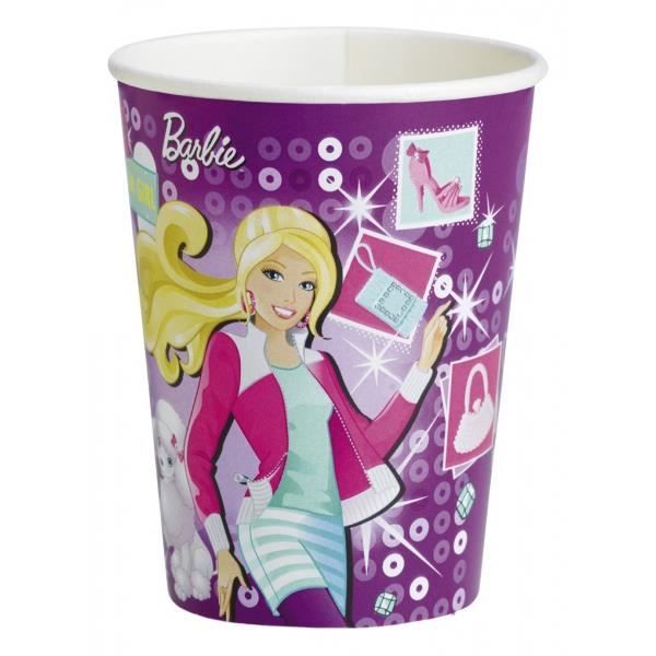 gobelets Barbie fashion Achat / Vente verre jetable