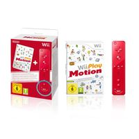 WII WII PLAY MOTION WIIMOTE PLUS ROUGE / Jeu Wii