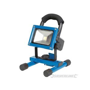 SILVERLINE Projecteur de chantier LED rechargeable avec port USB
