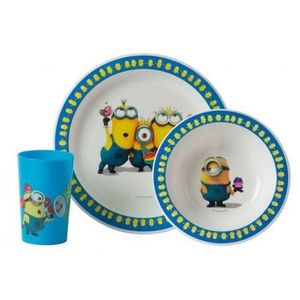Les Minions Ensemble lunch : Assiette - Verre - Bol