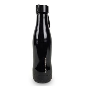 YOKO DESIGN Bouteille isotherme double paroi 400 ml noir