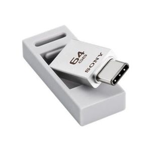 Sony Cle De Transfert Otg Usb 3.1/Usb Type A Et C 130Mo/S 64Gb - Argent