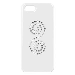 SWAROVSKI Coque Iphone 4 / 4S Motif Rosace - Blanche