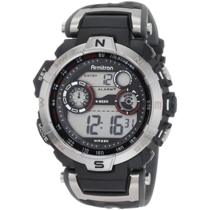 montre homme armitron 408231rdgy black chronograph montre homme armitron 408231rdgy black chronograph