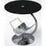 TABLE BASSE Table basse ronde Disque noir Couleur Noir Mati…