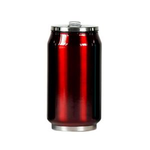 YOKO DESIGN Canette Isotherme 280 ml en Inox Rouge