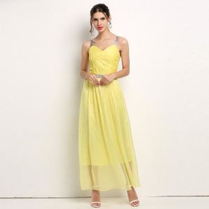 Robe de mariage blanc et jaune
