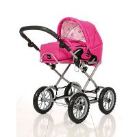  Poussette Landau Poupées - Fuchsia