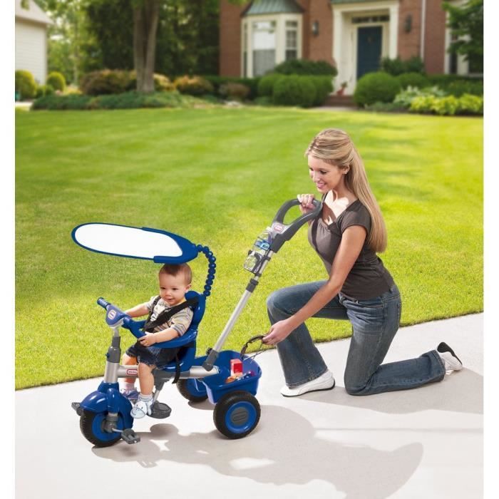 Little Tikes 4 en 1 Tricycle en bleu Prix pas cher Soldes * Cdiscount