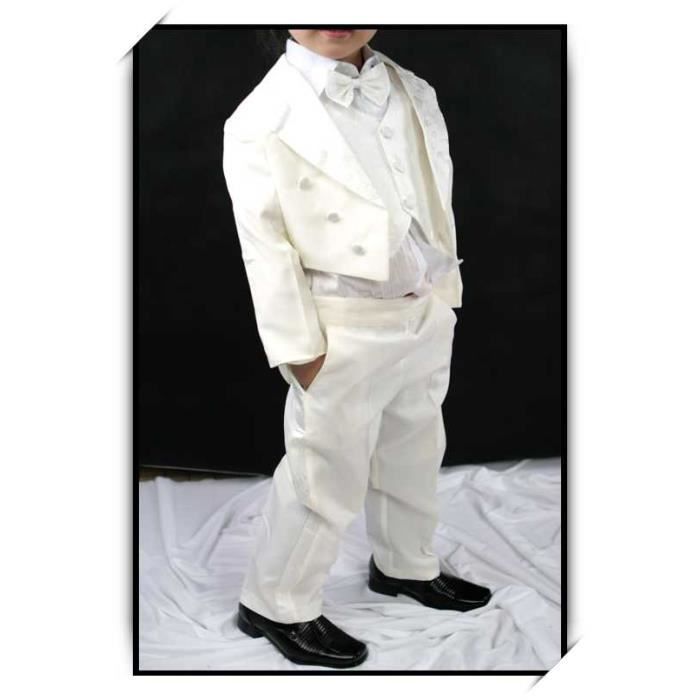 Gilet Sans Manches Oyolan Pour Garçon - Costume Cérémonie Mariage - Taille 5-16 Ans - 100% Polyester