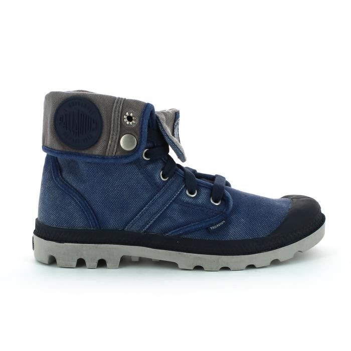 Basket Palladium Baggy Homme - Toile - Semelle Caoutchouc - Style Military Décontracté