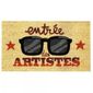  Paillasson design Entrée des artistes Multicolore