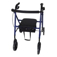 CANNE - BÉQUILLE Rollator 4 roues pliant et réglable Tcare CANNE - BÉQUILLE Rollator 4 roues pliant et réglable Tcare