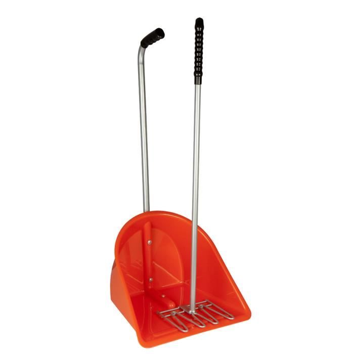 Râteau En Plastique Kerbl 16 Dents - Léger Pour Foin Herbe Feuilles - Sans Manche