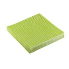 LINGE DE TABLE JETABLE 20 Serviettes Vichy Vertes
