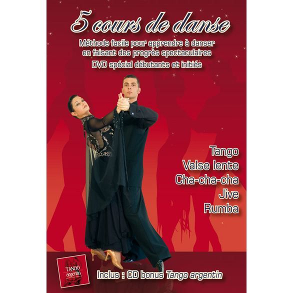 DVD Cours de danse : tango, valse lente, cha ch en dvd film pas