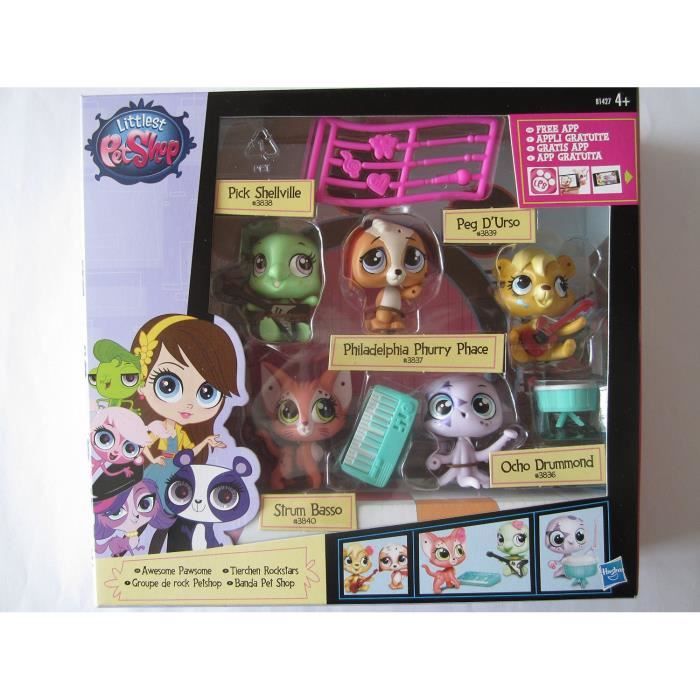 hasbro littlest pet shop groupe de rock petshop hasbro littlest pet shop groupe de rock petshop