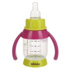 BIBERON ET PIECES DETACHEES BEABA Biberon Poignée 140 ml Rose/vert