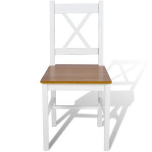 chaise de cuisine bois naturel