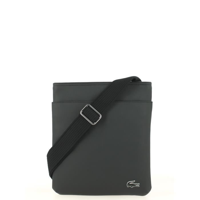 lacoste flat crossover bag