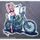 grand autocollant pin up blonde moto chopper ve…