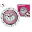 HORLOGE HELLO KITTY - Pendule rose 25 cm