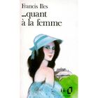 LITTERATURE / ROMANS Quant à la femme