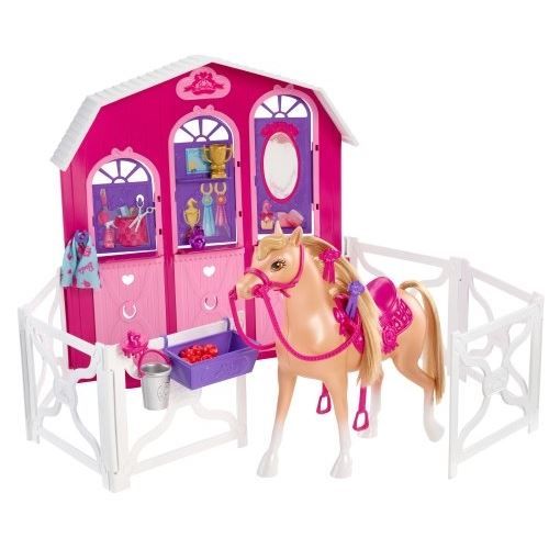 BARBIE STABLE PLAYSET AND STACIE HORSE Achat / Vente univers