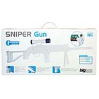 MANETTE WII SNIPER GUN WII REMOTE/NUNCHUCK BLANCHE