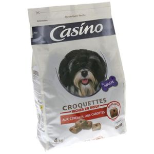 Casino Croquettes pour chien Riche en boeuf 4kg
