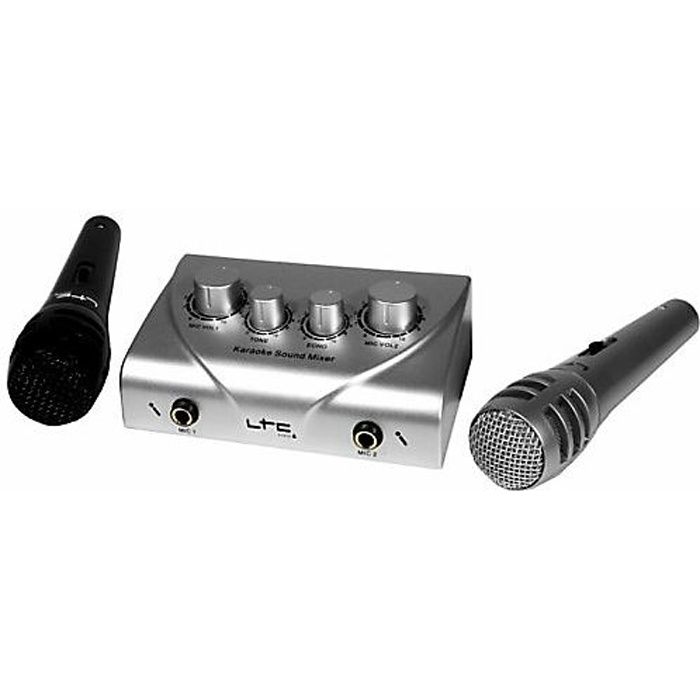Karaoké Plug & Play avec 2 micros LTC KSM10 pack sono, avis et prix