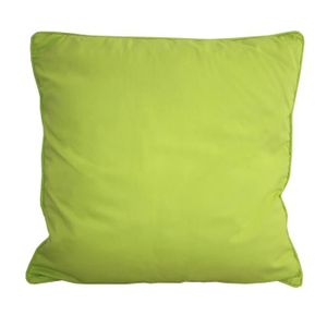 LA MAISON CHARME Coussin déhoussable 100% coton sergé 60 cm vert