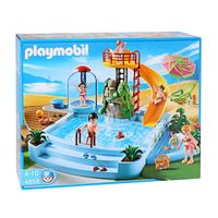 UNIVERS MINIATURE Playmobil 4858 - Piscine + Toboggan