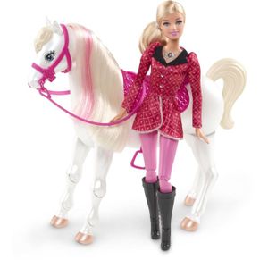 POUPÉE - POUPON Barbie - Barbie Et Cheval Concours POUPÉE - POUPON Barbie - Barbie Et Cheval Concours
