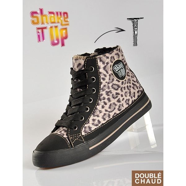 kickers leopard print boots