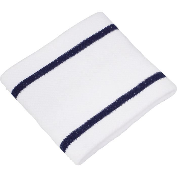 PATIKIL Bandes De Sueur, 4 Pièces Bandeau En Éponge Pour Femmes Hommes Sports Basketball Tennis Athlétique Gym Entraînement, Blanc